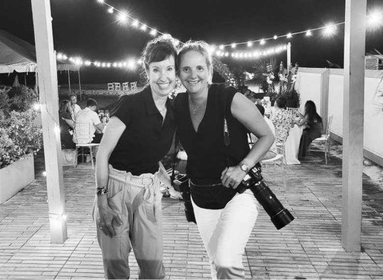 Christine and James on assignment