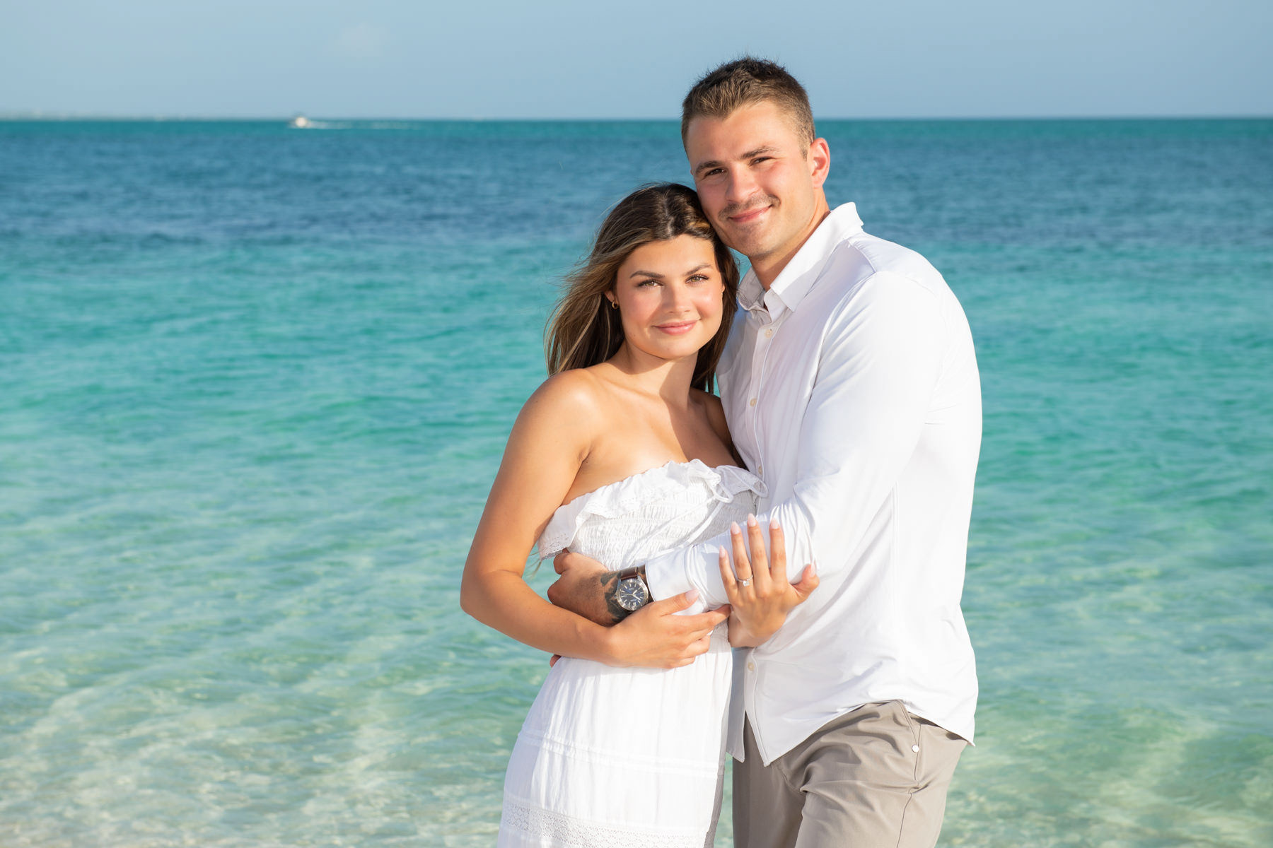 Surprise proposal photography in Turks and Caicos by Paradise Photography