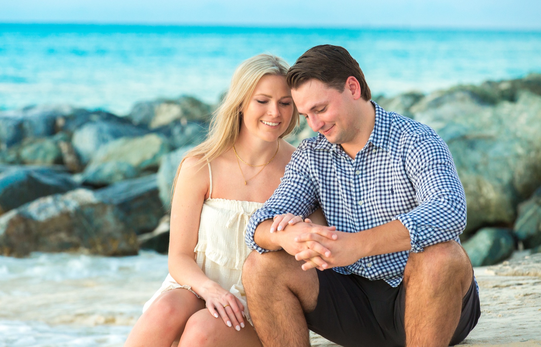 Surprise proposal photography in Turks and Caicos by Paradise Photography