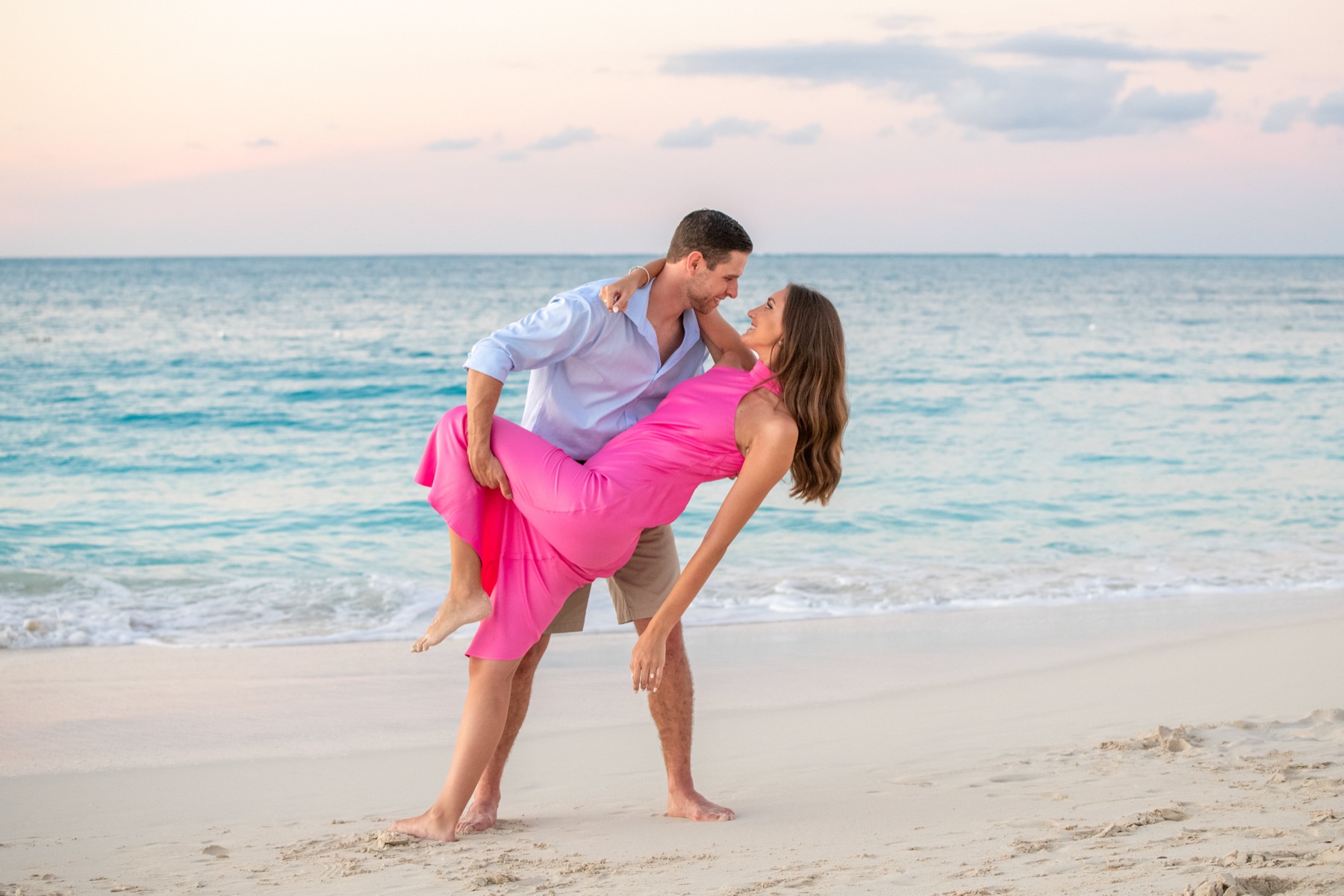 Surprise proposal photography in Turks and Caicos by Paradise Photography
