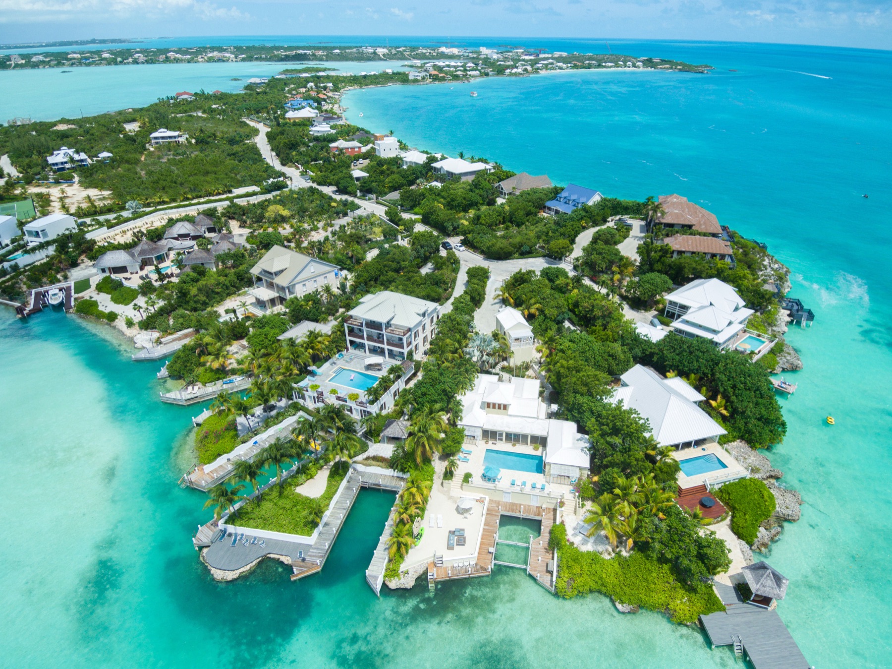 Real estate photography of a luxury property in Turks and Caicos by Paradise Photography