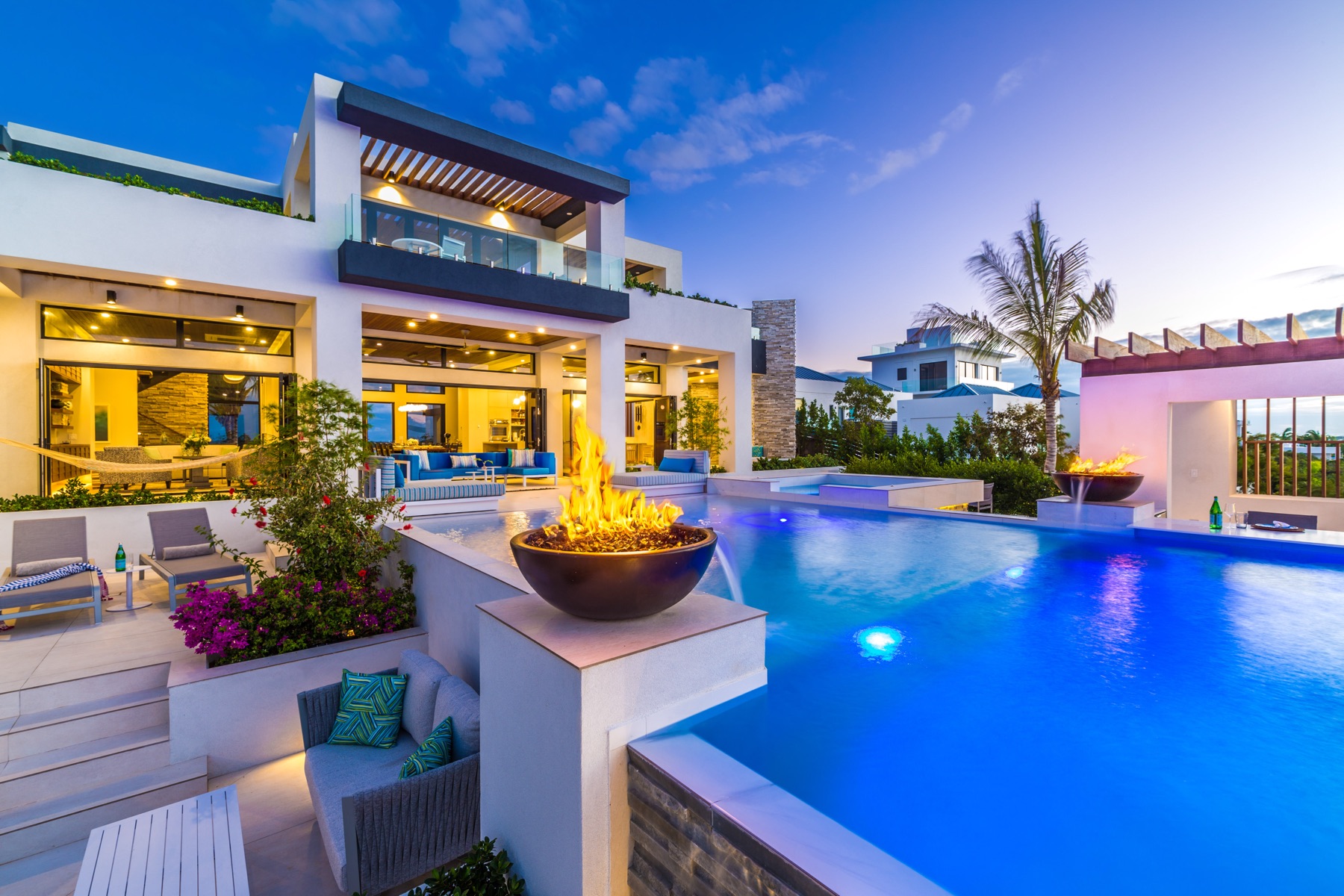 Real estate photography of a luxury property in Turks and Caicos by Paradise Photography