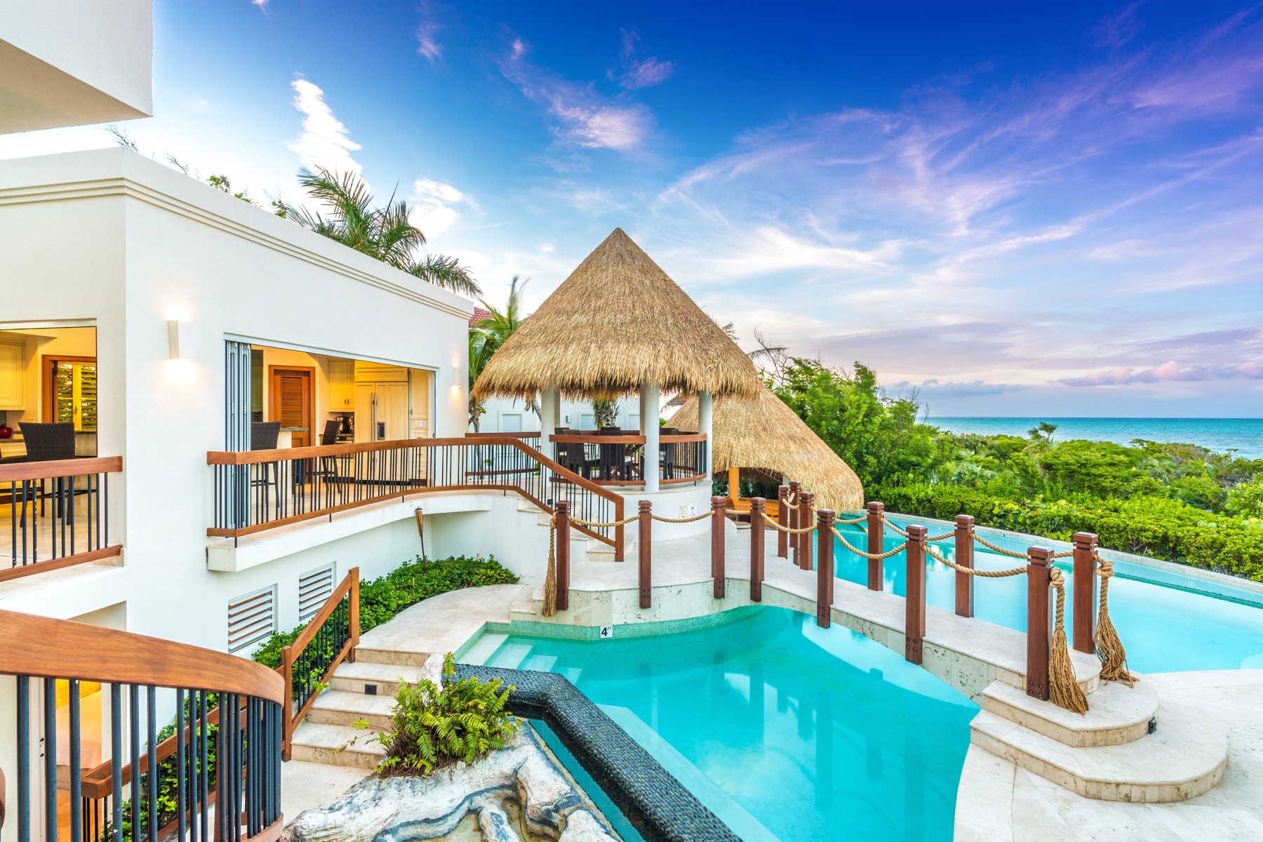 Real estate photography of a luxury property in Turks and Caicos by Paradise Photography