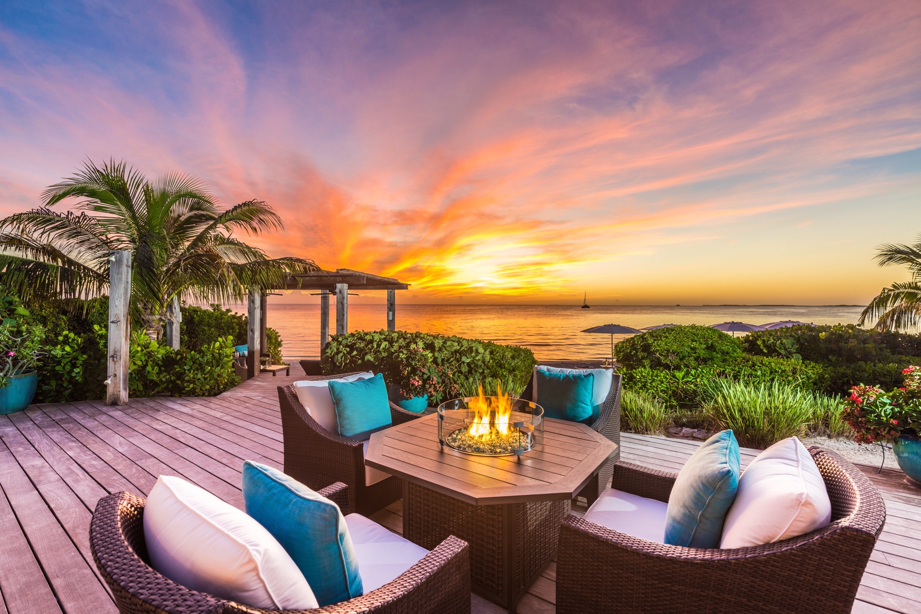 Real estate photography of a luxury property in Turks and Caicos by Paradise Photography