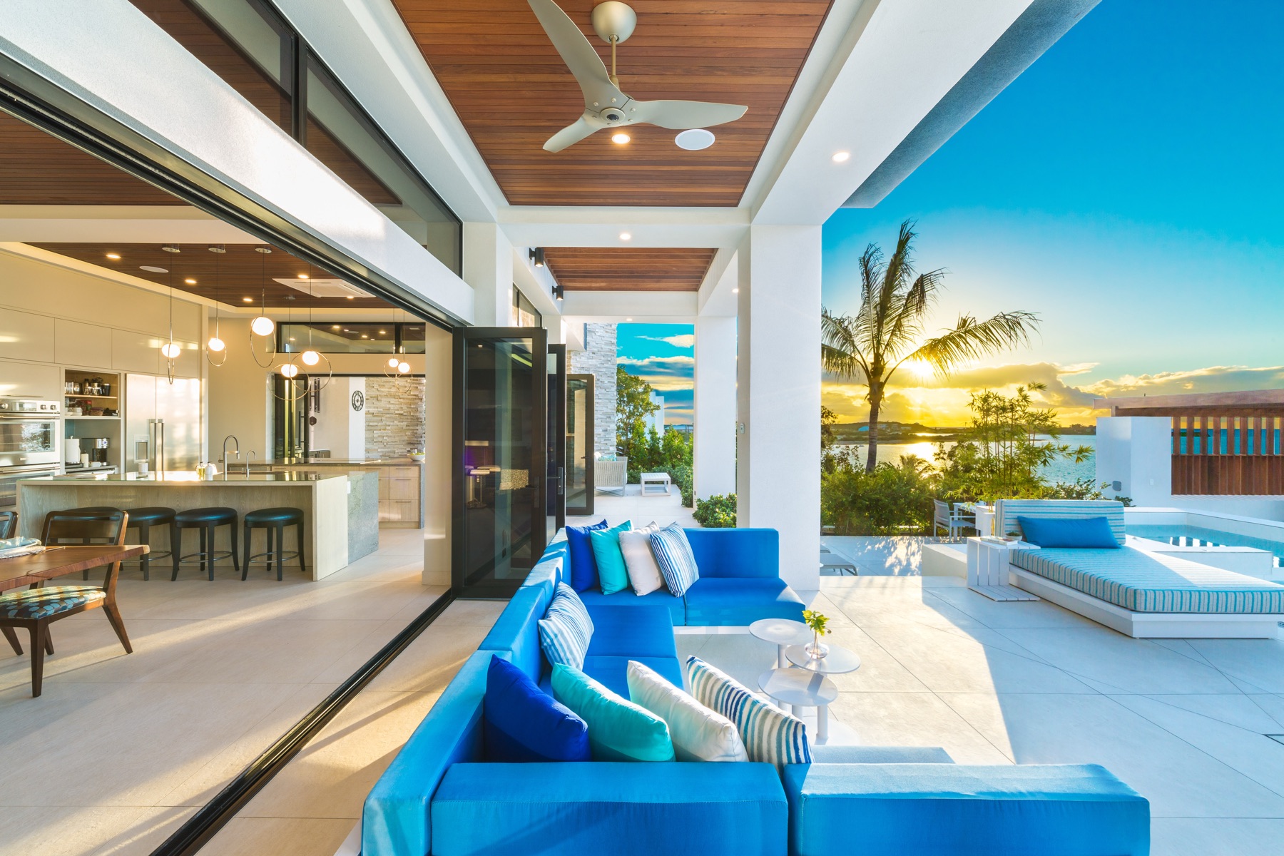 Real estate photography of a luxury property in Turks and Caicos by Paradise Photography