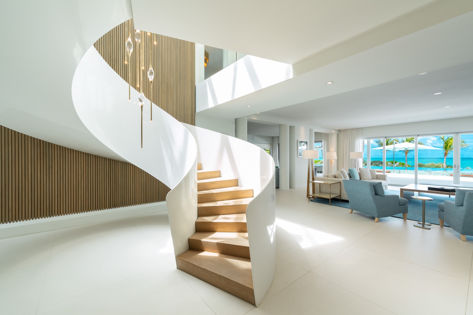 Real estate photography of a luxury property in Turks and Caicos by Paradise Photography