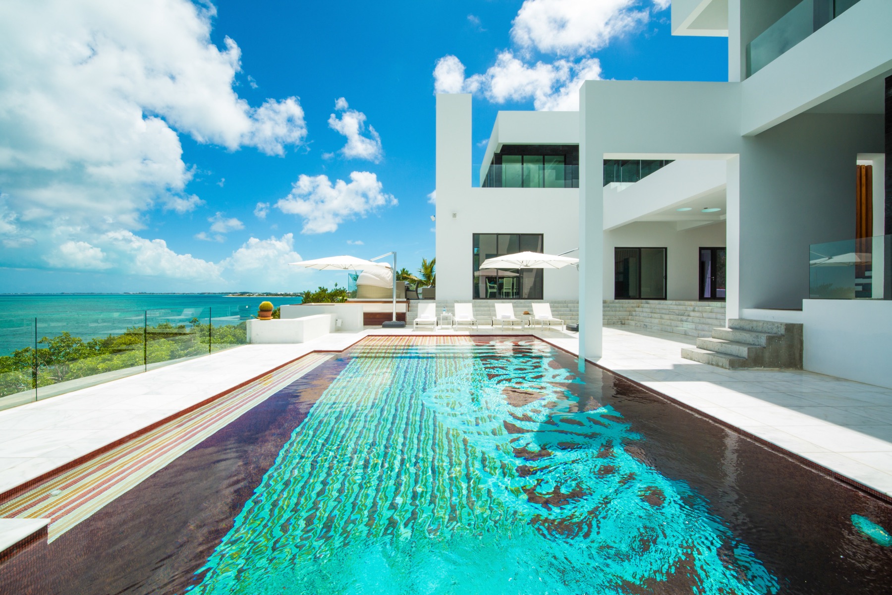 Real estate photography of a luxury property in Turks and Caicos by Paradise Photography