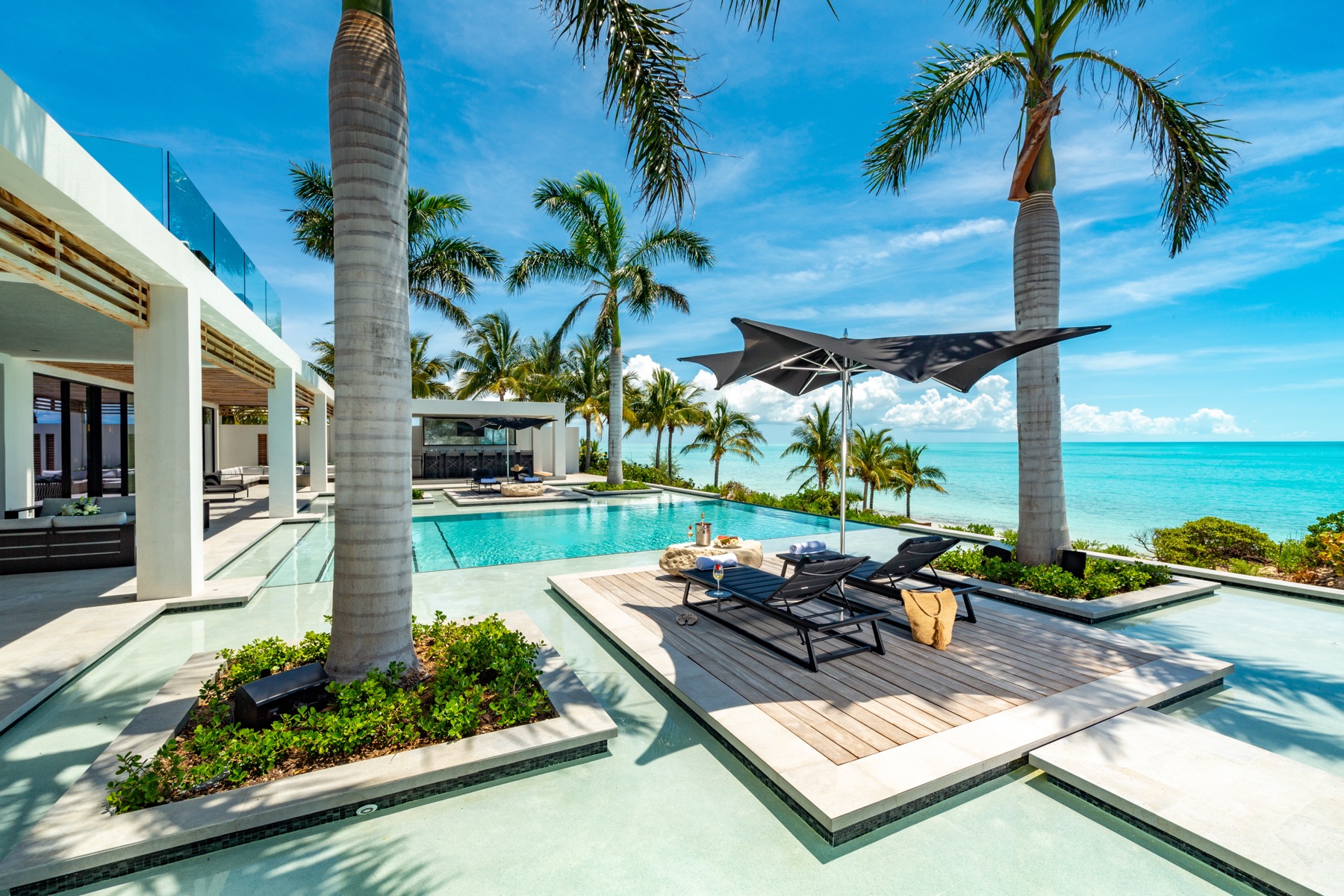 Real estate photography of a luxury property in Turks and Caicos by Paradise Photography