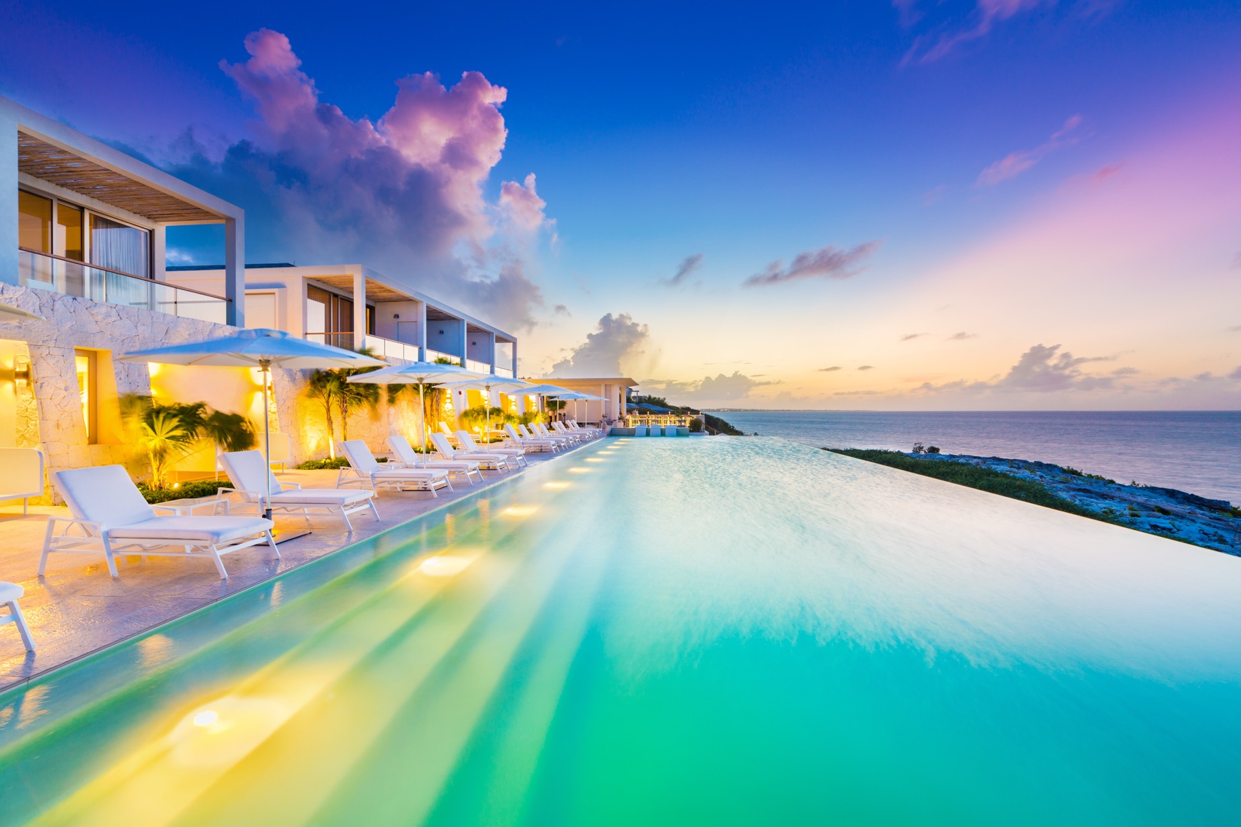 Resort photography of a luxury property in Turks and Caicos by Paradise Photography