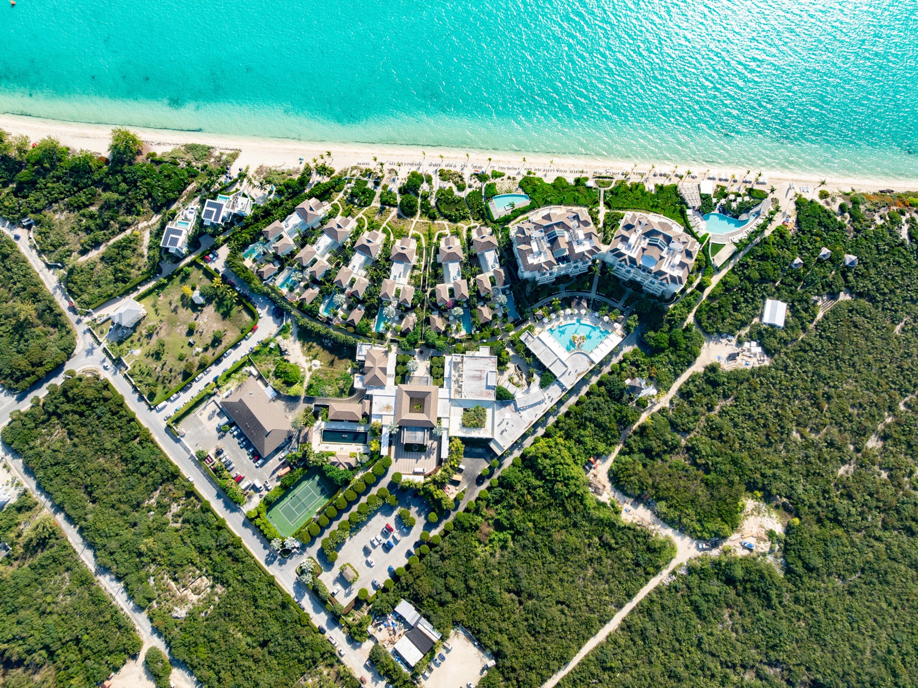 Resort photography of a luxury property in Turks and Caicos by Paradise Photography