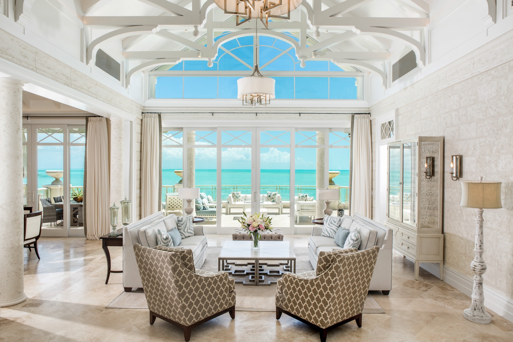 Resort photography of a luxury property in Turks and Caicos by Paradise Photography