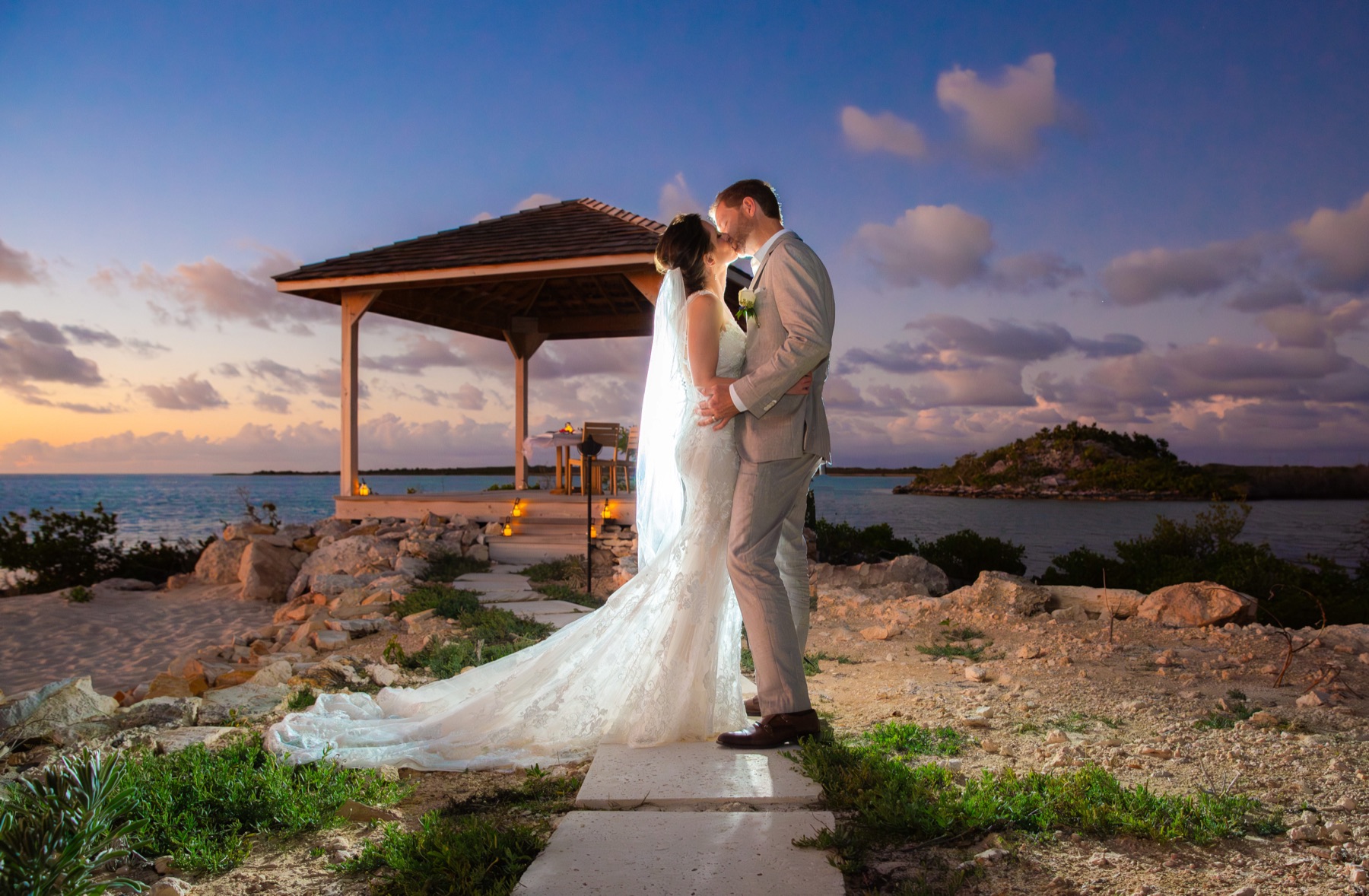 Destination wedding photography in Turks and Caicos by Paradise Photography