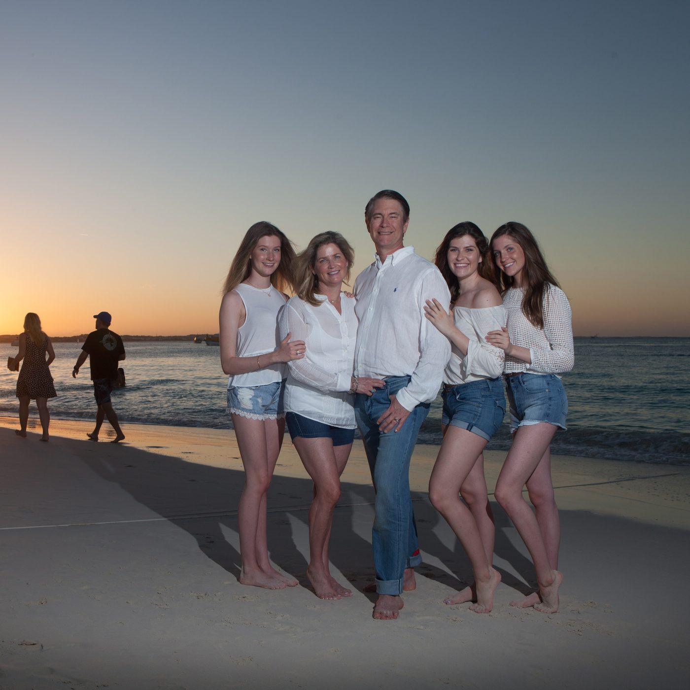 Couple portrait before retouching