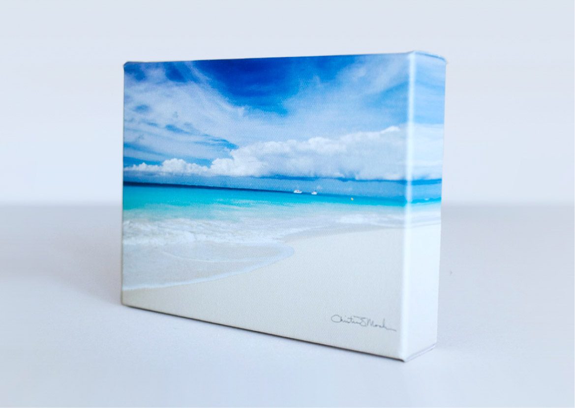 Unframed canvas